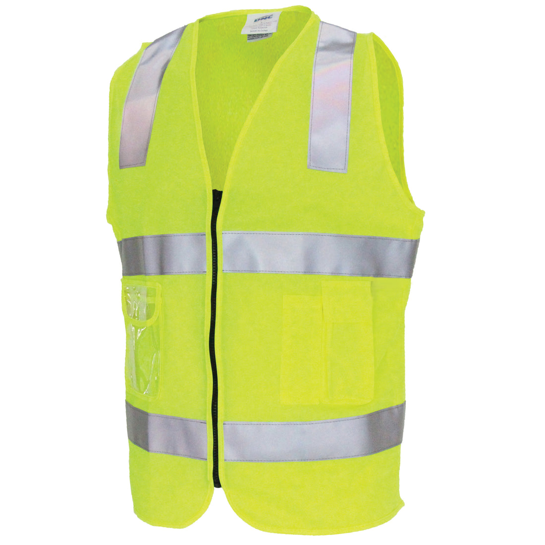 Day/Night Side Panel Safety Vest with CSR R/Tape - Yellow