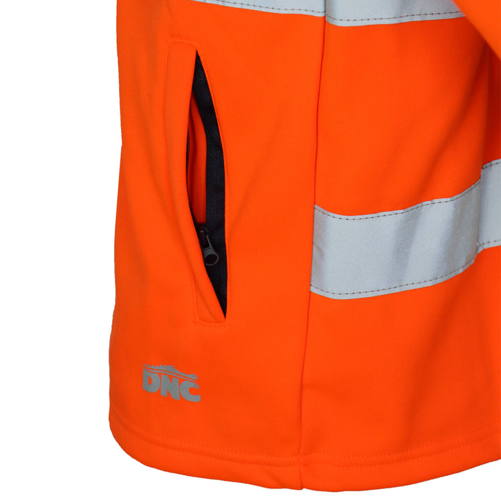 HiVis CSR R/Tape "X" Back Softshell Jacket