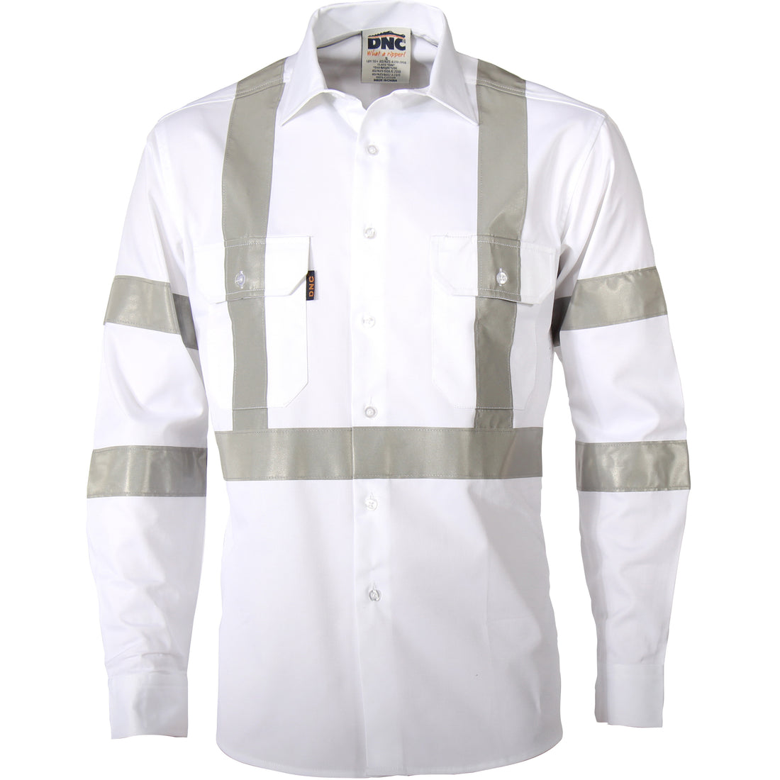 RTA Night Worker White Shirt with CSR R/Tape - White