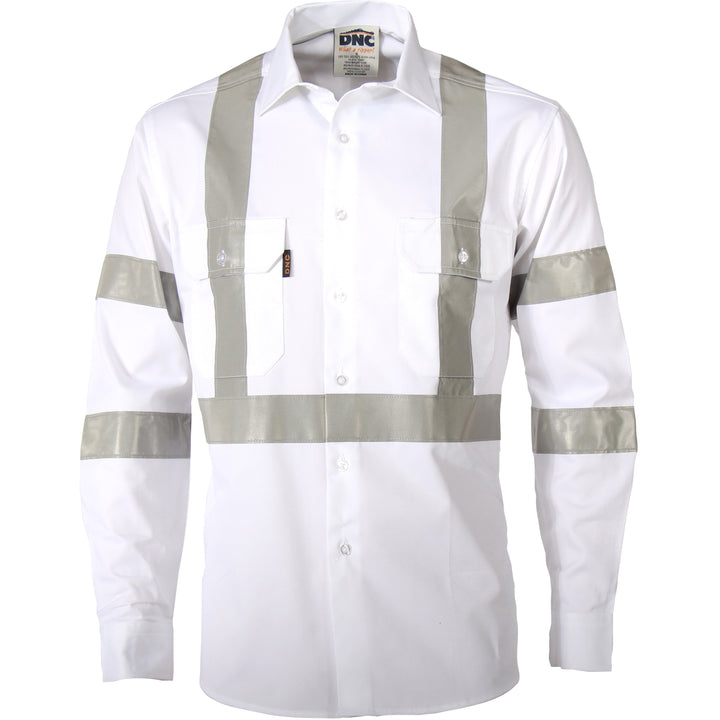 RTA Night Worker White Shirt with CSR R/Tape - White