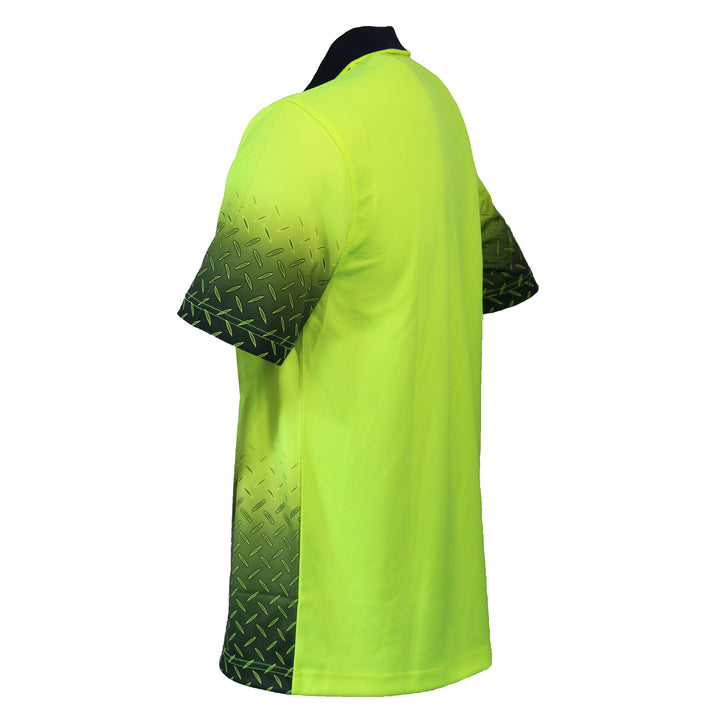 HiVis Sublimated Diamond Plate Polo