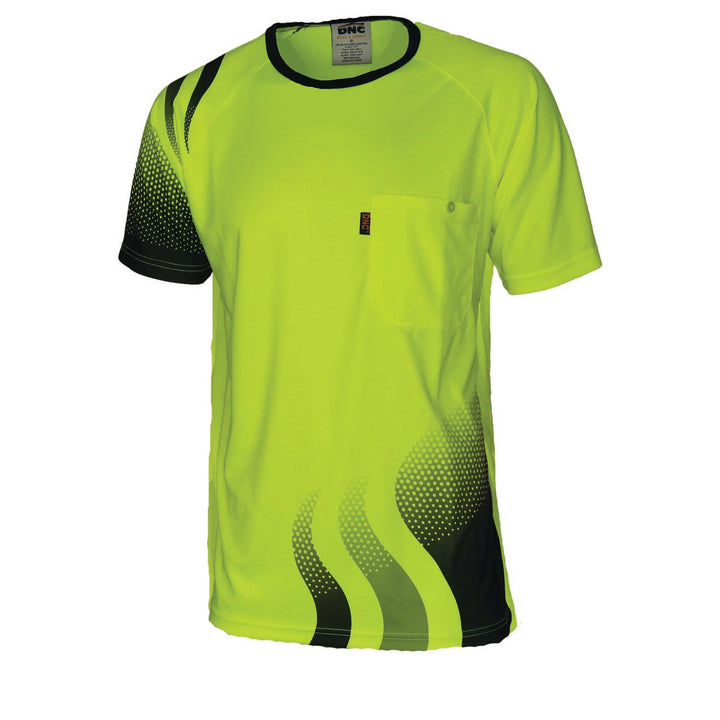 HiVis Sublimated Wave Tee