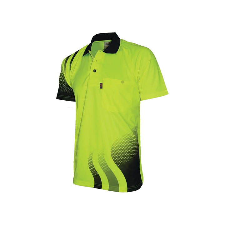 HiVis Sublimated Wave Polo