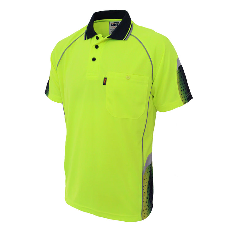 HiVis Sublimated Galaxy Polo