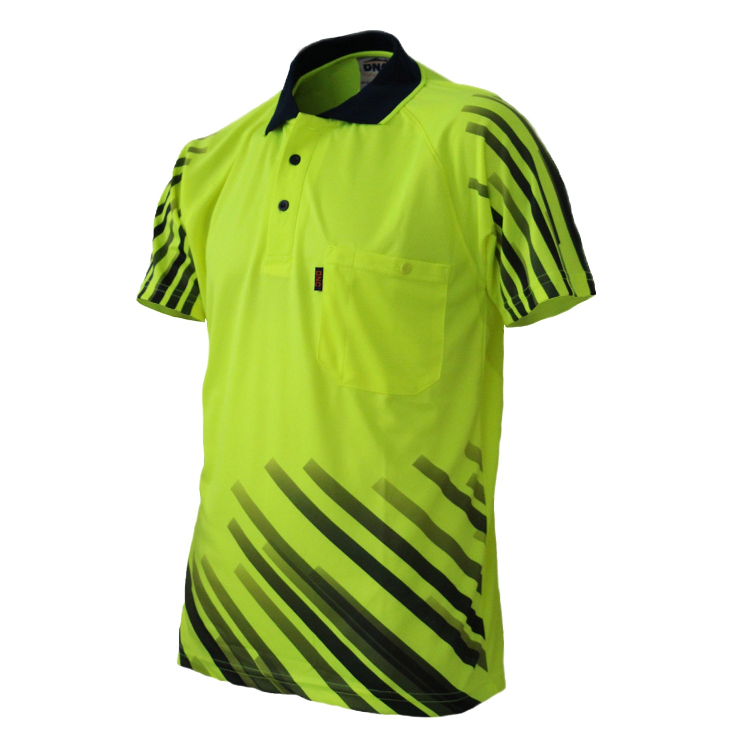 HiVis Sublimated Stripe Polo