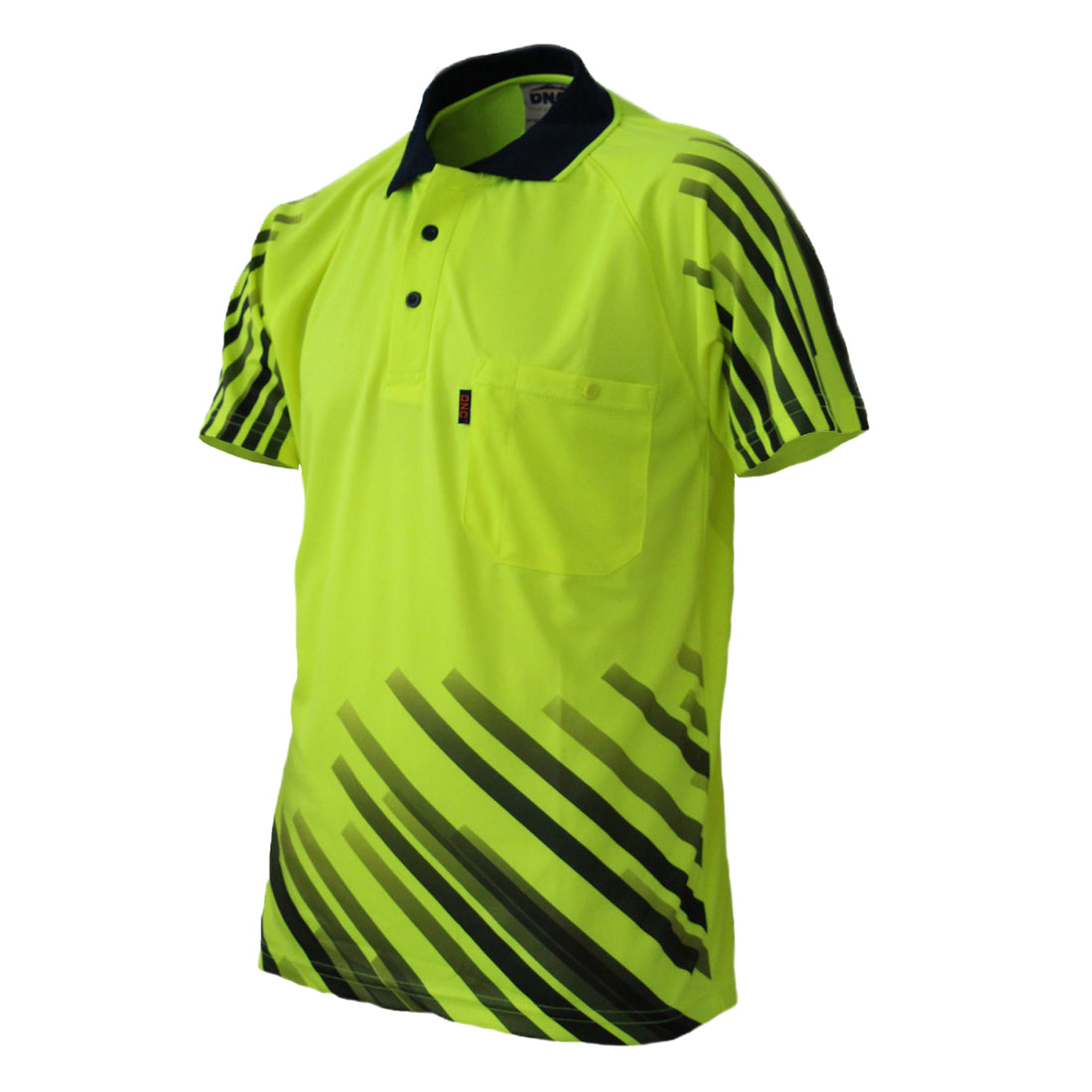 HiVis Sublimated Stripe Polo