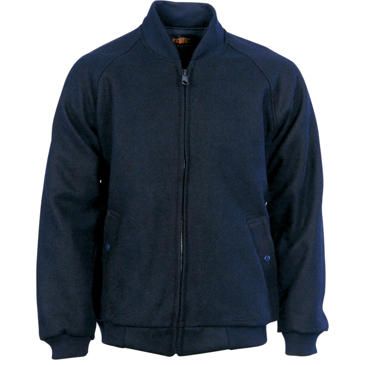 Bluey Jacket with Ribbing Collar & Cuffs - Navy