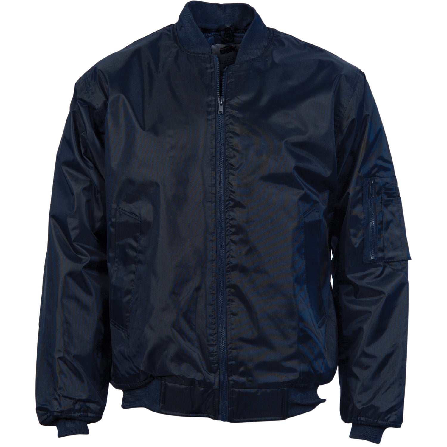 Flying Jacket with Plastic Zips - Navy