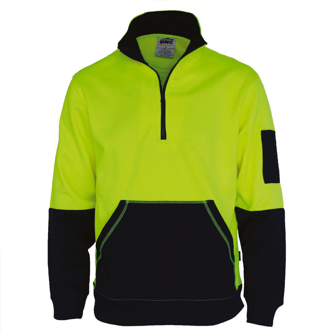 HiVis 1/2 Zip Super Fleecy