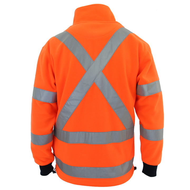 HiVis "X" Back & Bio-Motion CSR R/Tape Polar Fleece