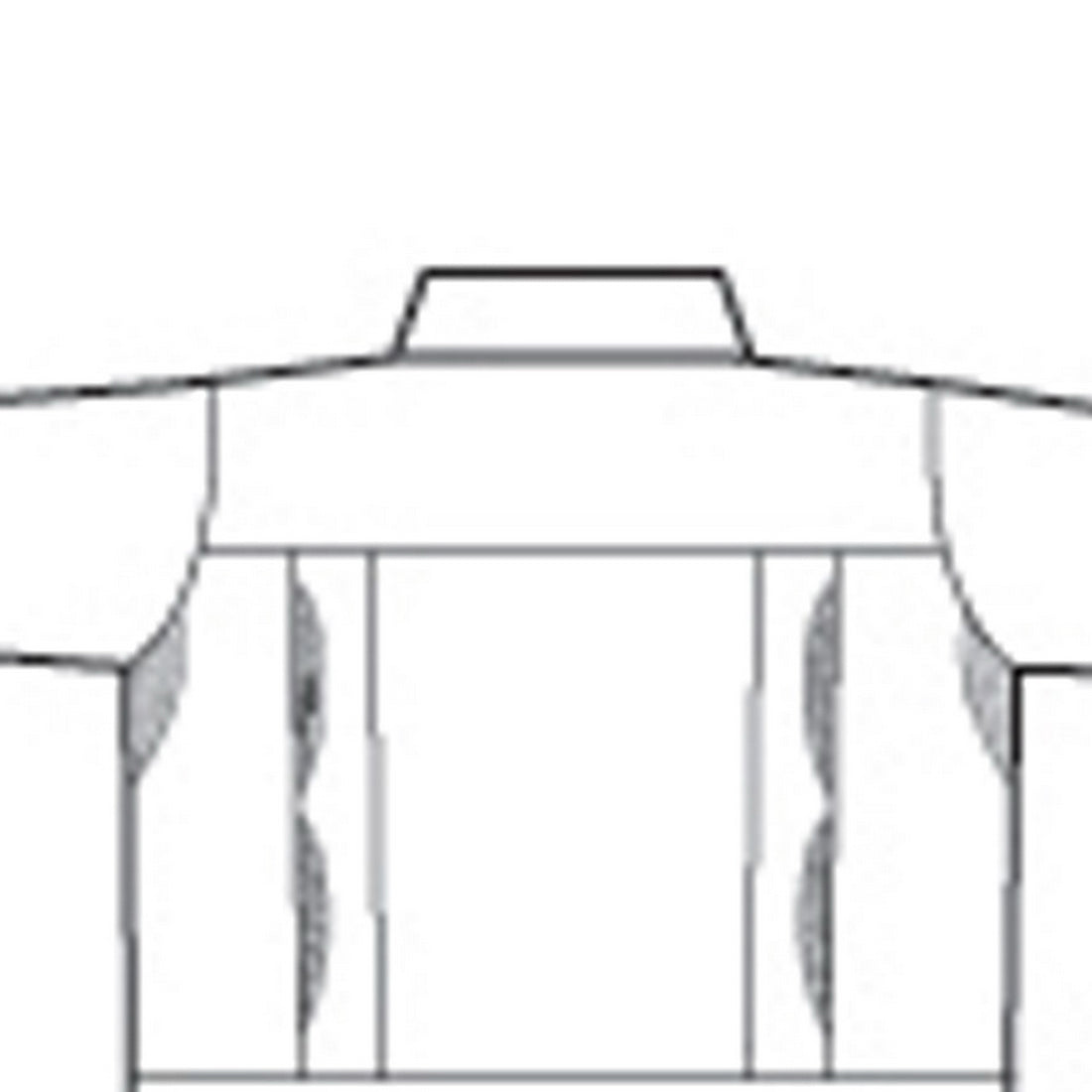HiVis Cool-Breeze Vertical Vented Cotton Shirt - Long sleeve