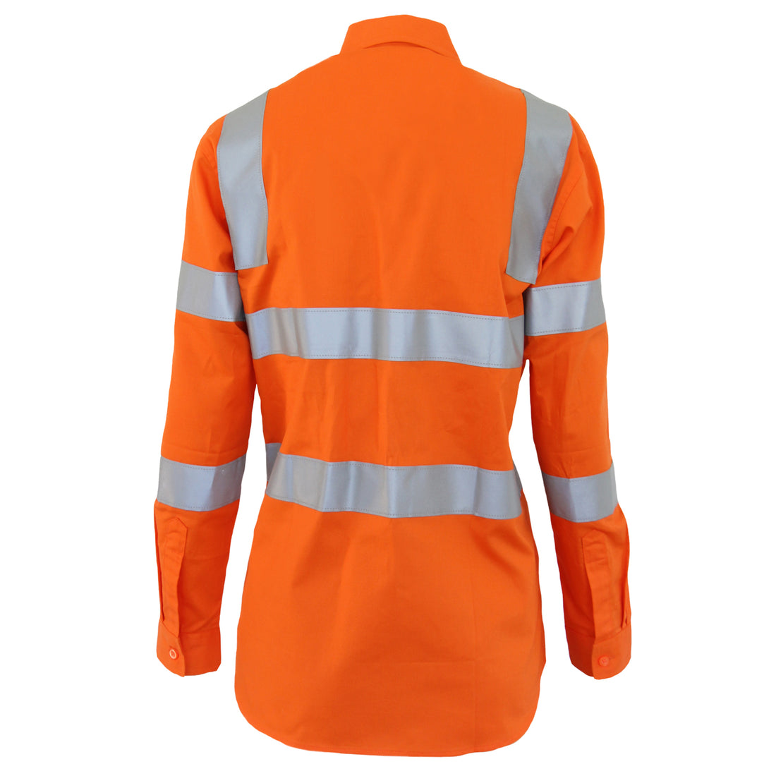Ladies HiVis L/W Cotton VIC Rail Shirt with CSR R/Tape
