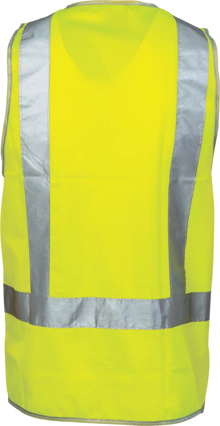 Day/Night Safety Vest with H-Pattern CSR R/Tape