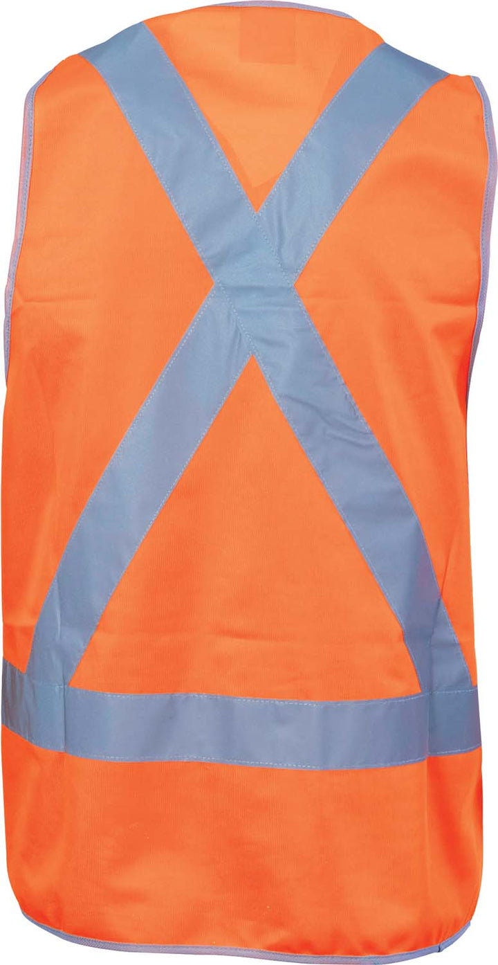 Day/Night "X" Back Safety Vest with CSR R/Tape