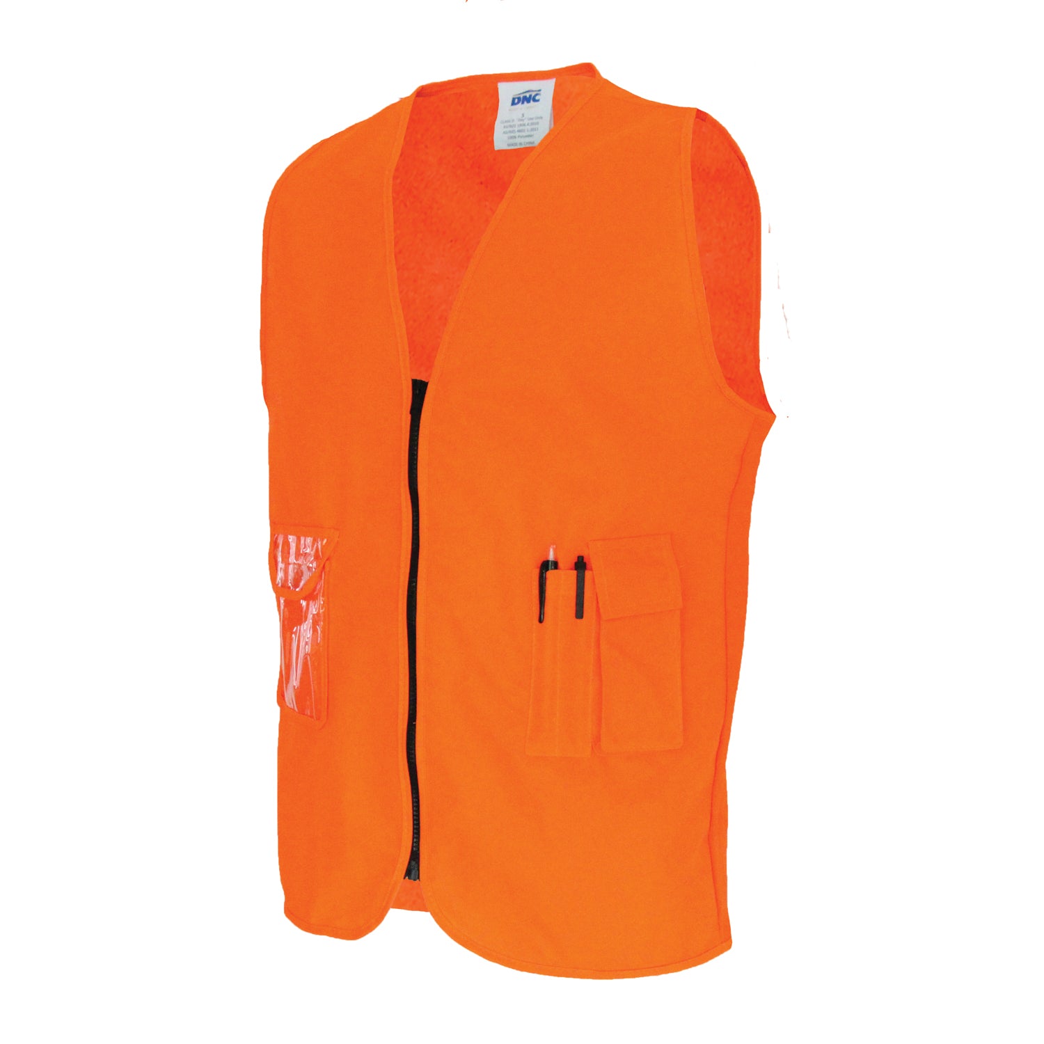 Daytime Side Panel Safety Vest - Orange