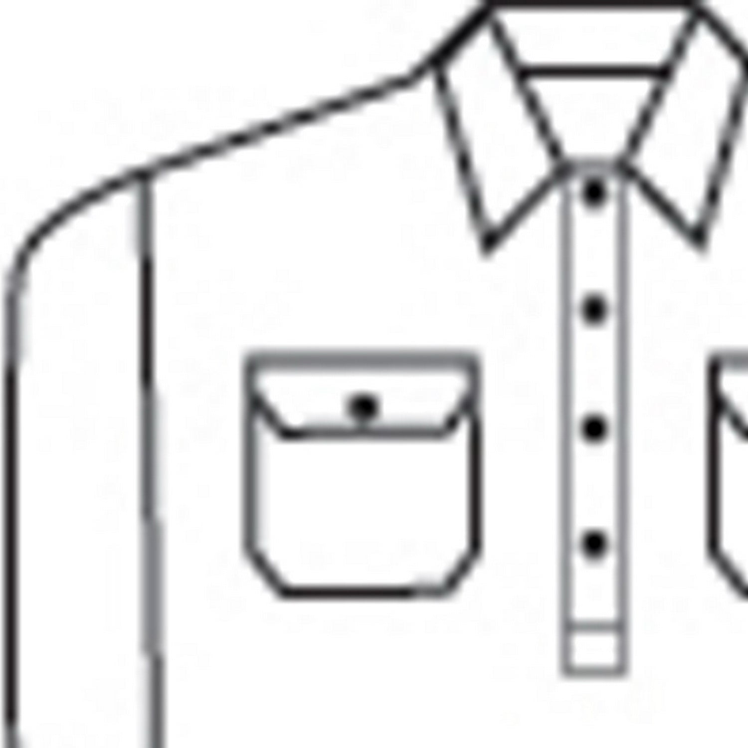HiVis Two Tone Close Front Cotton Drill Shirt with Gusset Sleeve - Long Sleeve