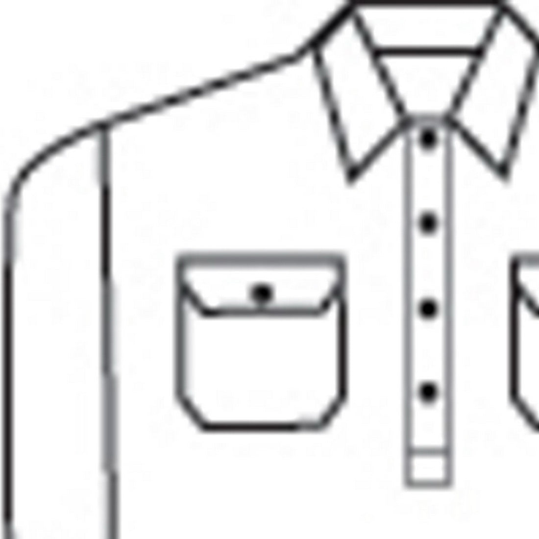 HiVis Two Tone Close Front Cotton Drill Shirt with Gusset Sleeve - Long Sleeve