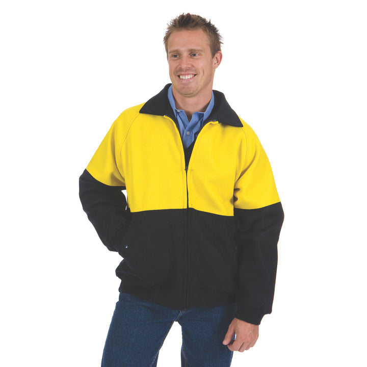HiVis Two Tone Bluey bomber jacket