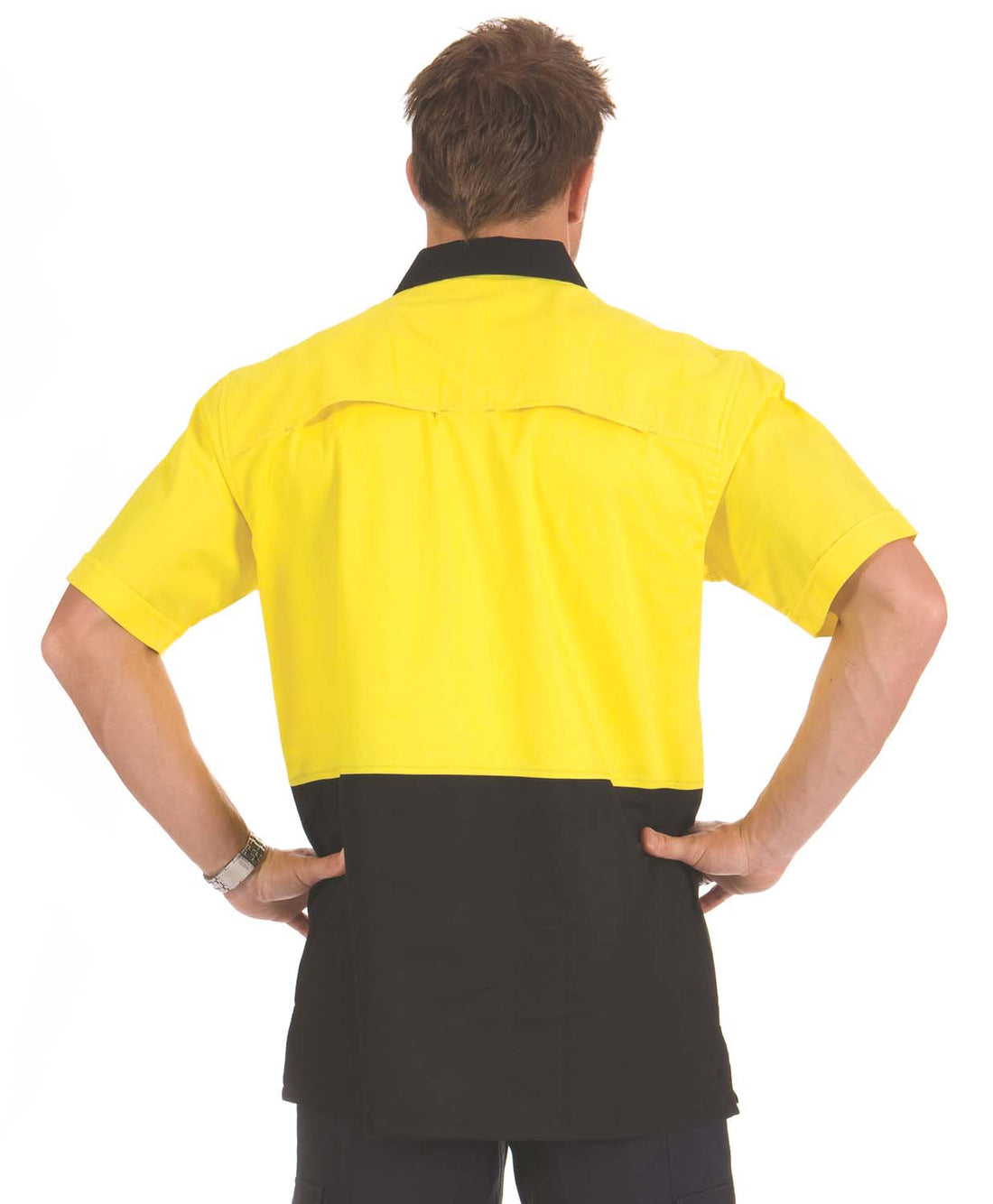 HiVis 3 Way Cool-Breeze Cotton Shirt - Short Sleeve