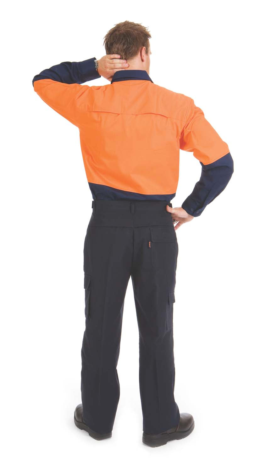 HiVis 3 Way Cool-Breeze Cotton Shirt - Long Sleeve