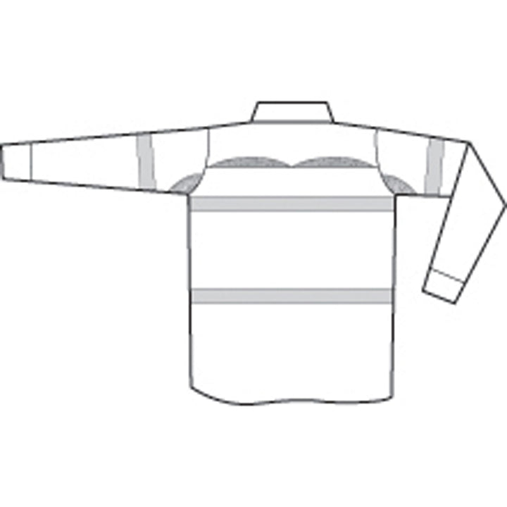 HiVis 3 Way Cool-Breeze Cotton Shirt with CSR R/Tape - Long sleeve