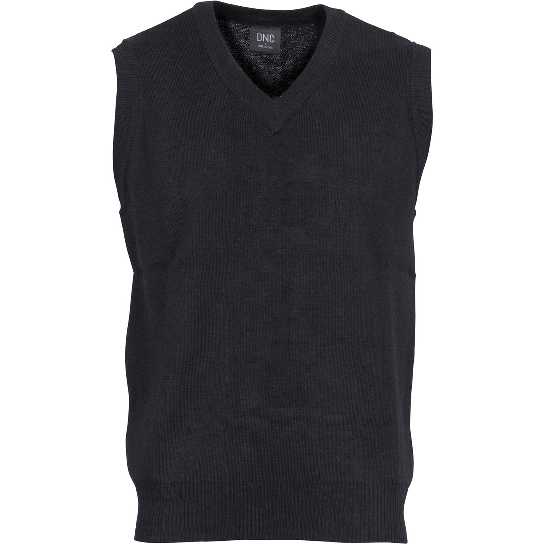 Pullover vest - Wool Blend - Black