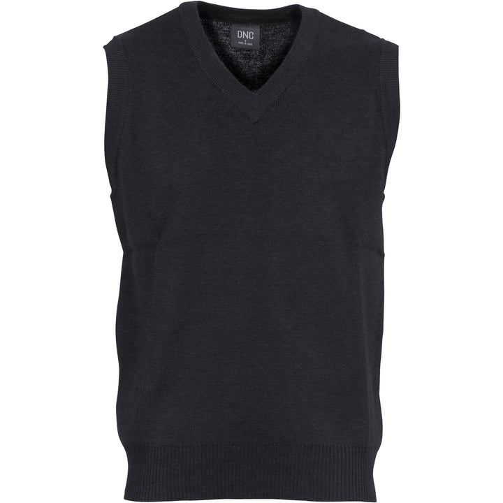 Pullover vest - Wool Blend - Black