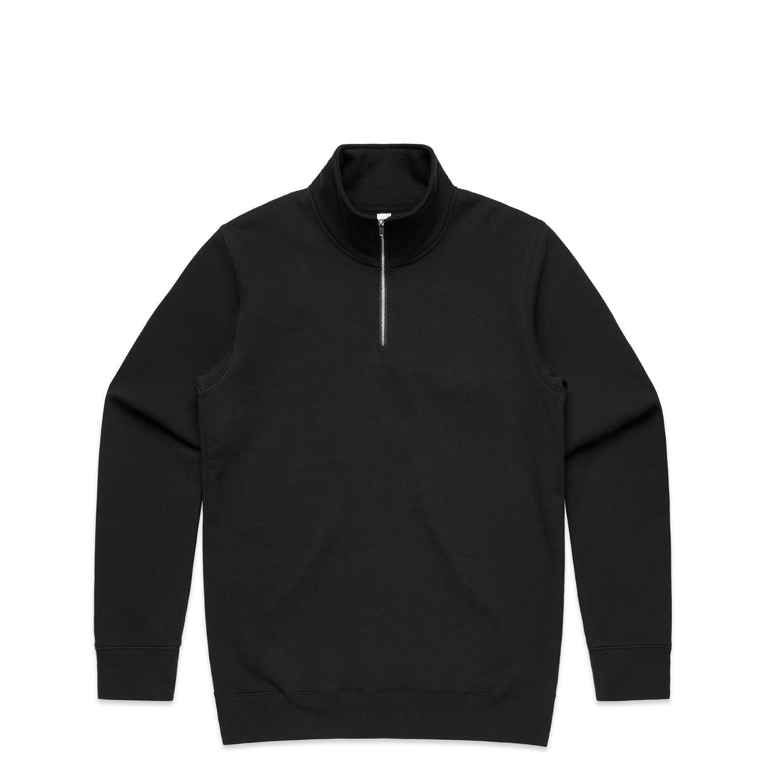 AS Colour Stencil Half Zip Crew 5125 - Black