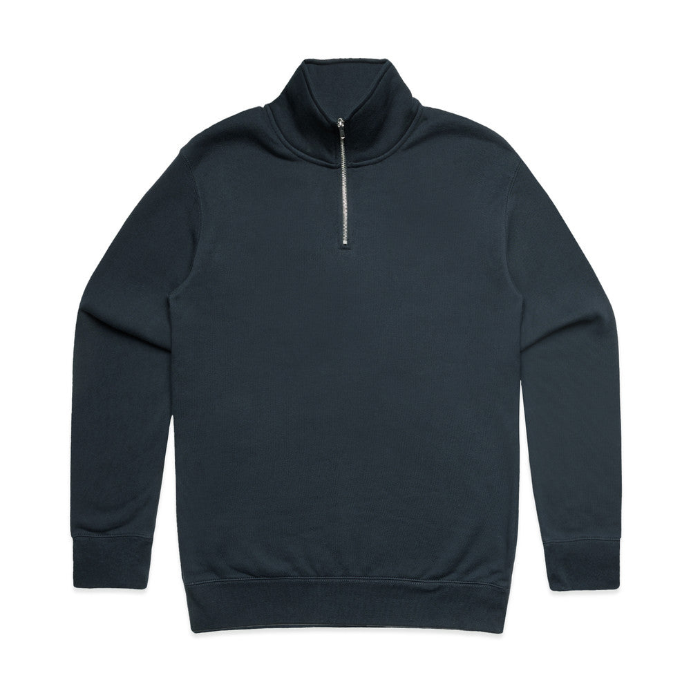 AS Colour Stencil Half Zip Crew 5125 - Carbon Blue