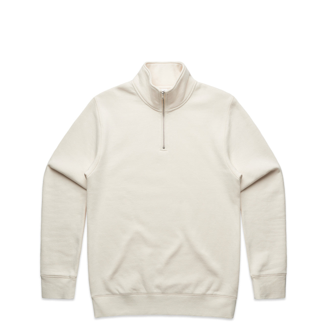 AS Colour Stencil Half Zip Crew 5125 - Ecru