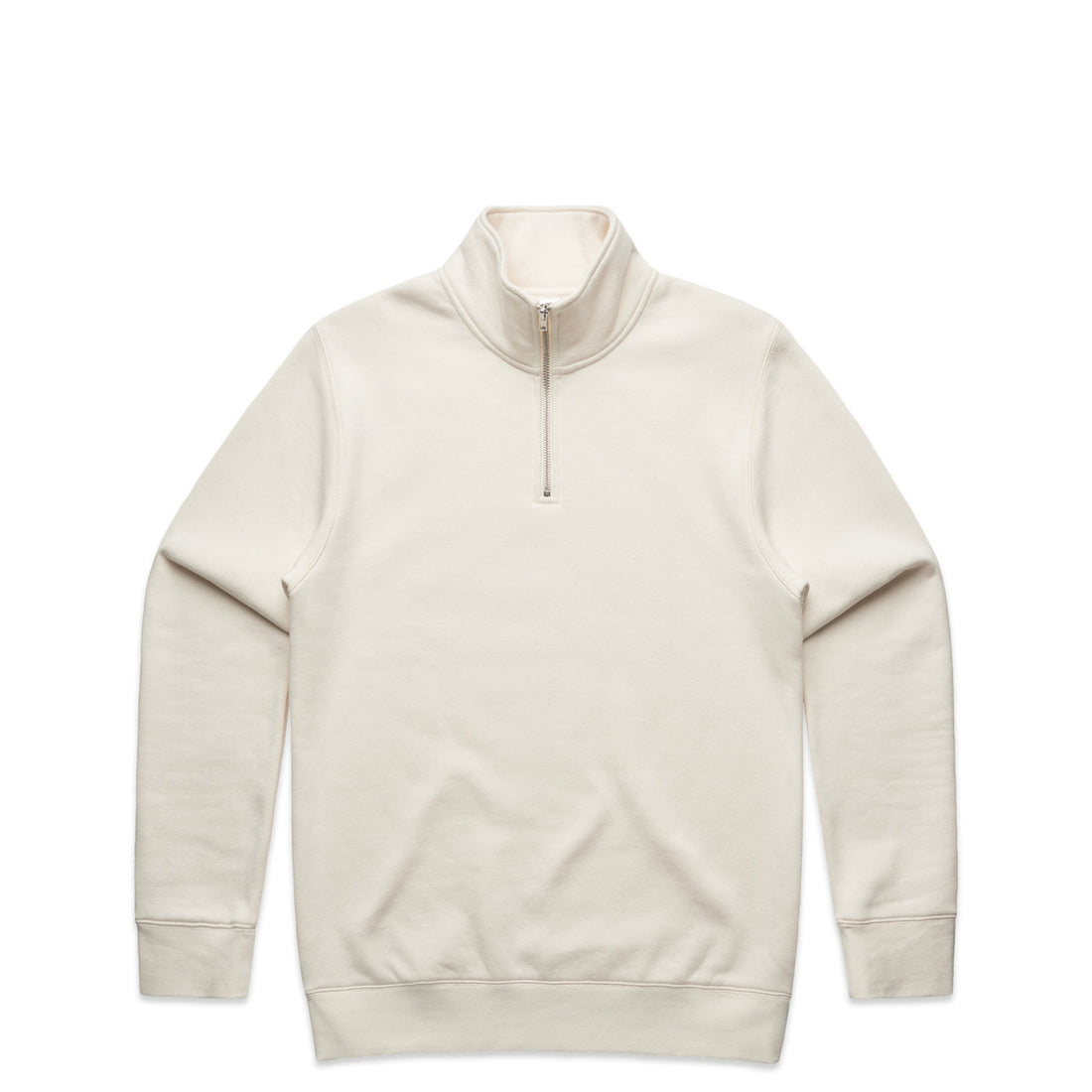 AS Colour Stencil Half Zip Crew 5125 - Ecru
