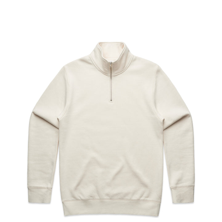 AS Colour Stencil Half Zip Crew 5125 - Ecru