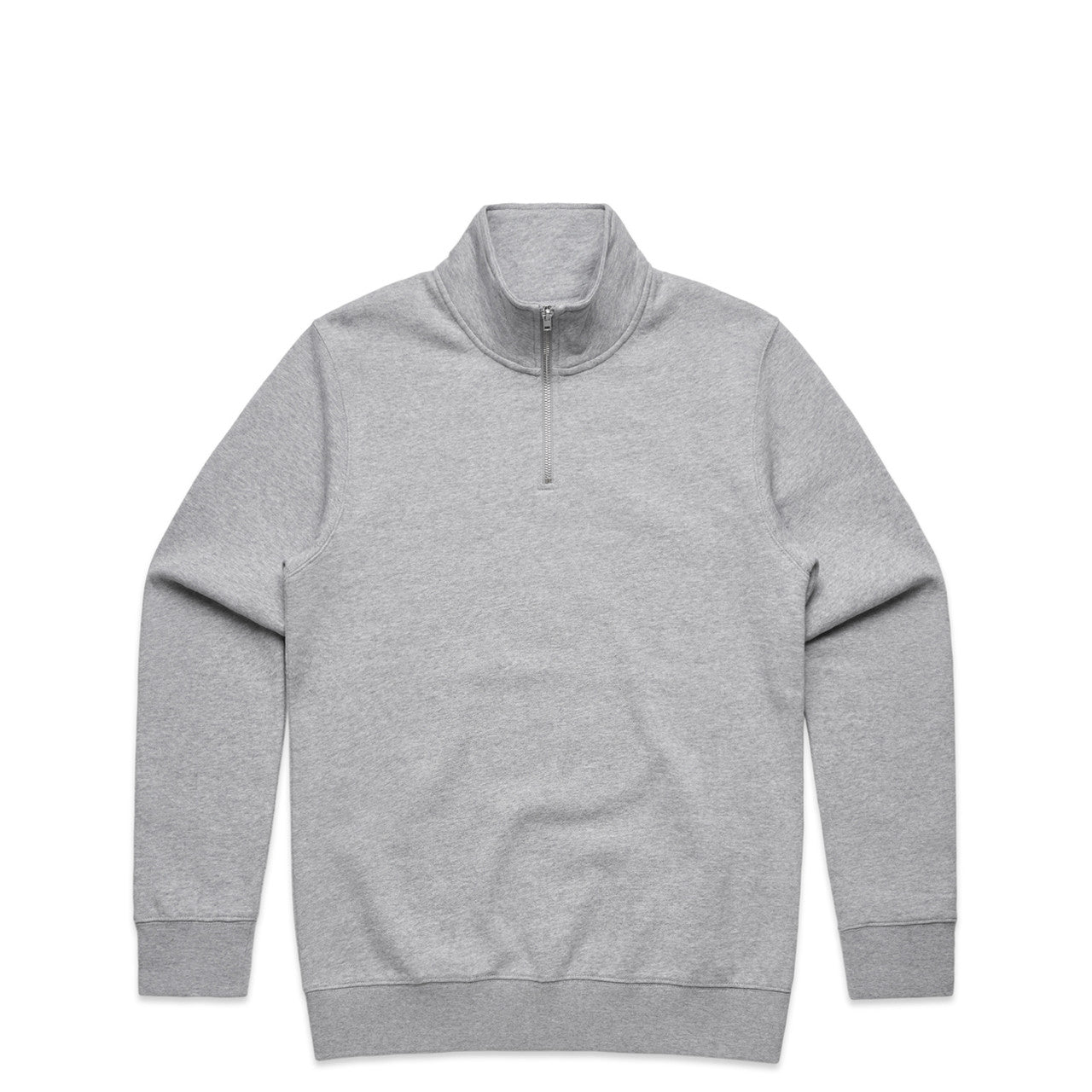 AS Colour Stencil Half Zip Crew 5125 - Grey Marle