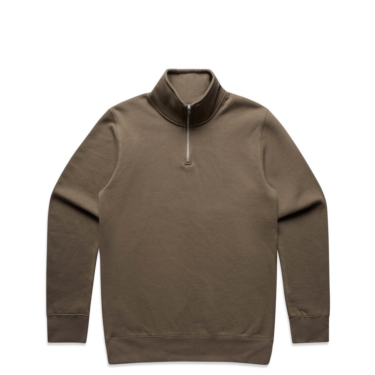 AS Colour Stencil Half Zip Crew 5125 - Walnut