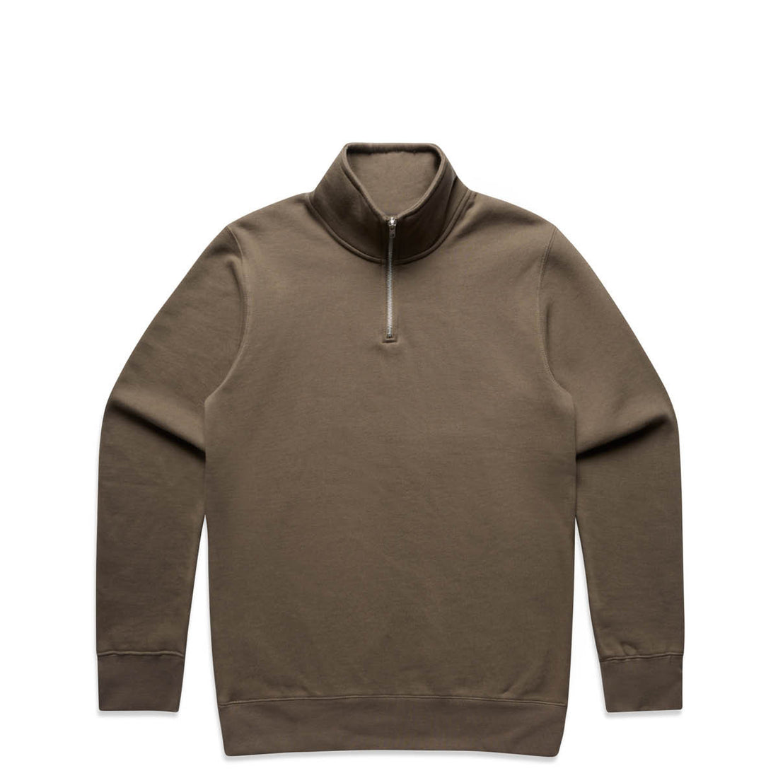 AS Colour Stencil Half Zip Crew 5125 - Walnut