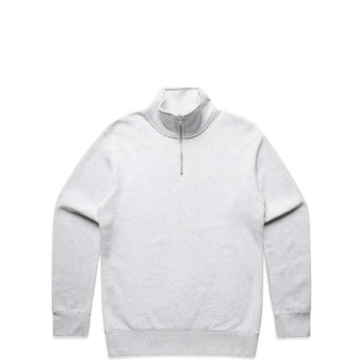 AS Colour Stencil Half Zip Crew 5125 - White Marle