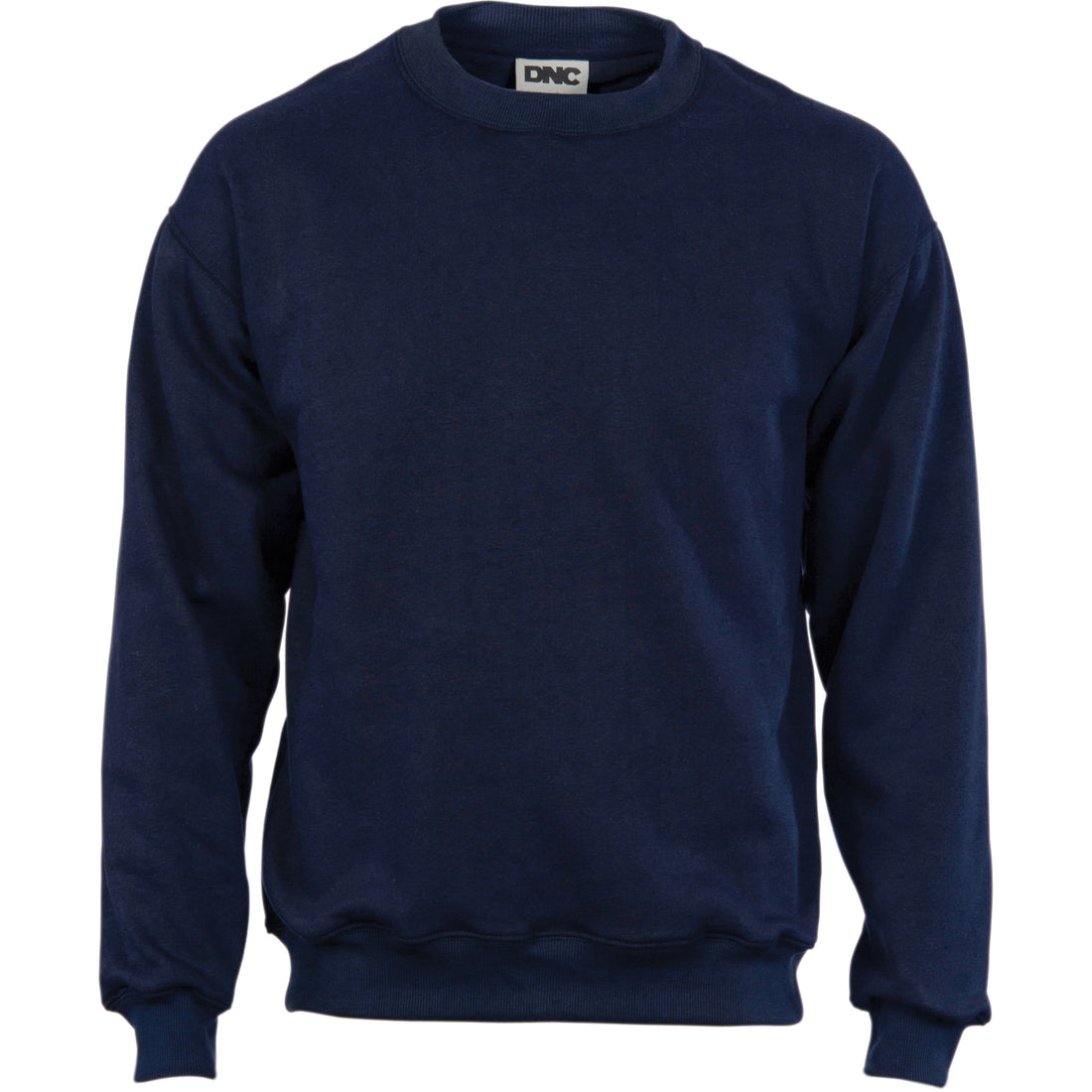 Crew Neck Fleecy Sweatshirt (Sloppy Joe) - Navy