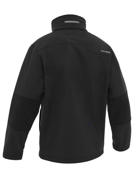 Bisley Flx & Move™ Soft Shell Jacket BJ6570 - Black rear