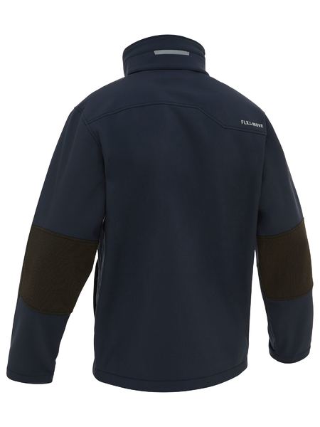 Bisley Flx & Move™ Soft Shell Jacket BJ6570 - Navy rear