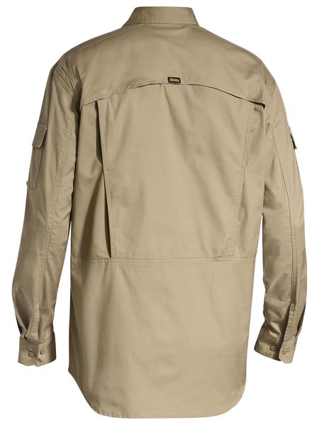 Bisley X Airflow™ Ripstop Shirt BS6414 - Khaki rear