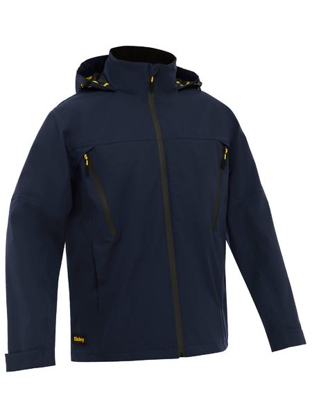 Bisley Lightweight Rain Shell Jacket BJ6142 - Navy front