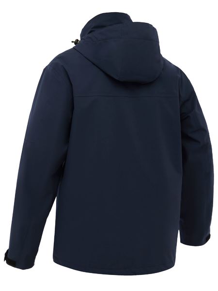 Bisley Lightweight Rain Shell Jacket BJ6142 - Navy rear