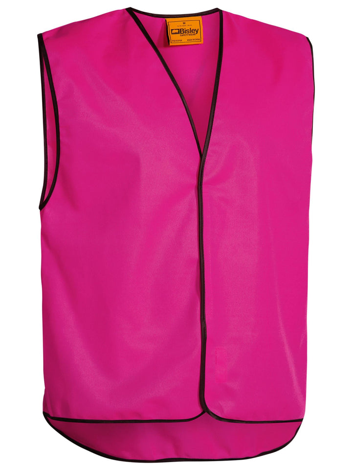 Bisley Hi Vis Vest BK0345 - Pink rear