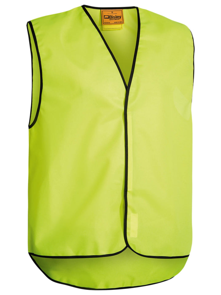 Bisley Hi Vis Vest BK0345 - Yellow rear