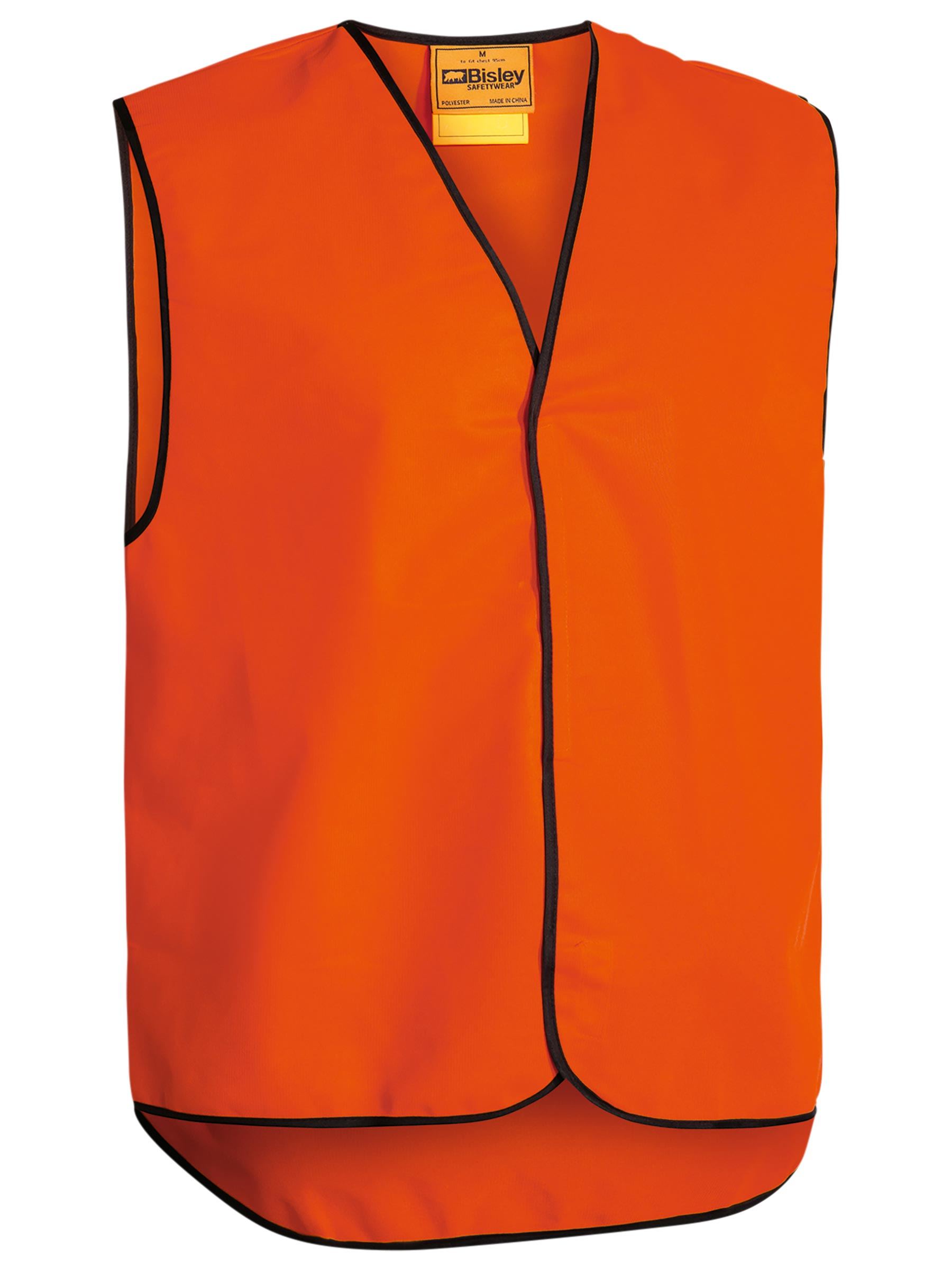 Bisley Hi Vis Vest BK0345 - Orange rear