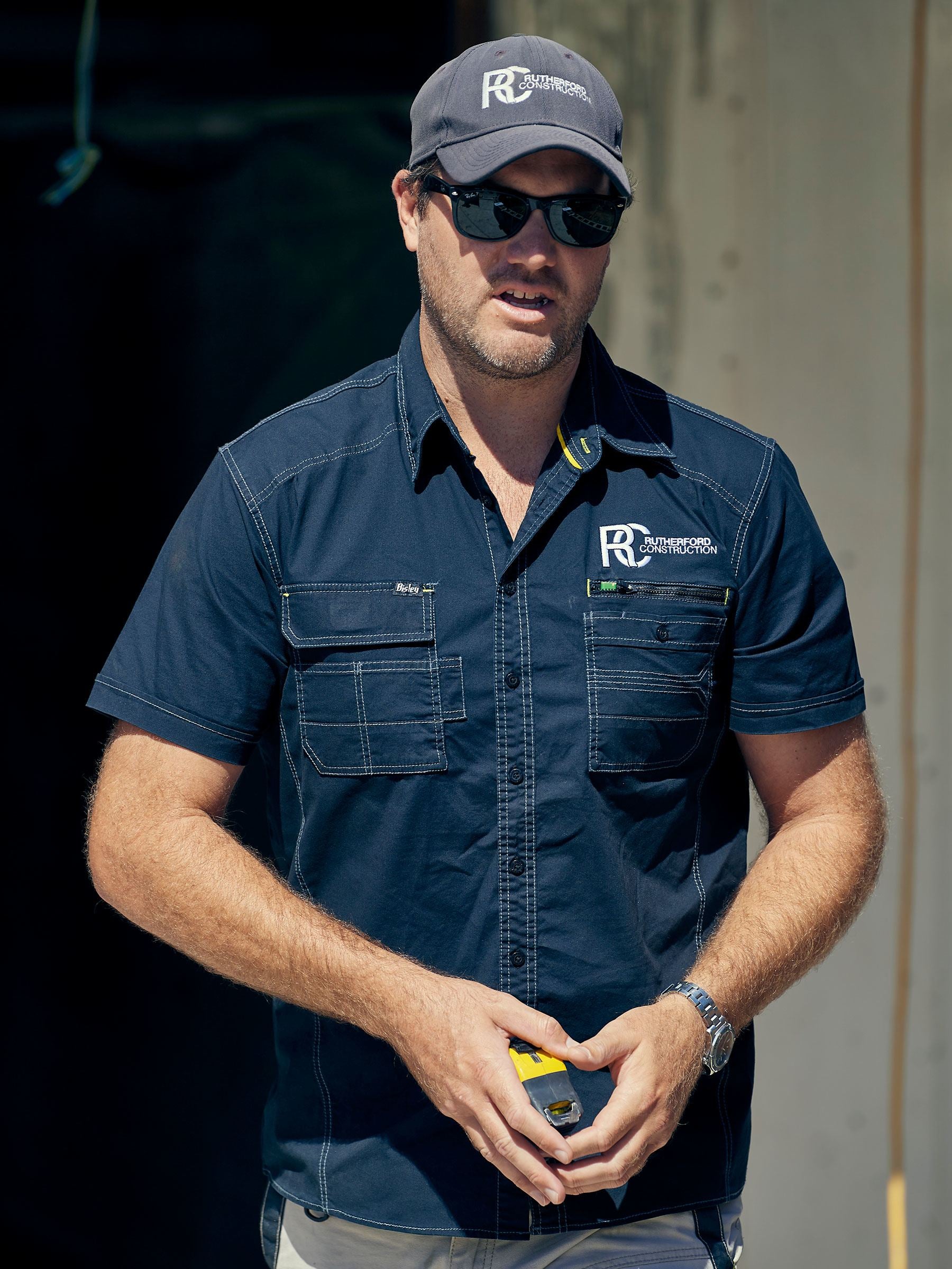 Bisley Flx & Move™ Utility Work Shirt BS1144 - Black front