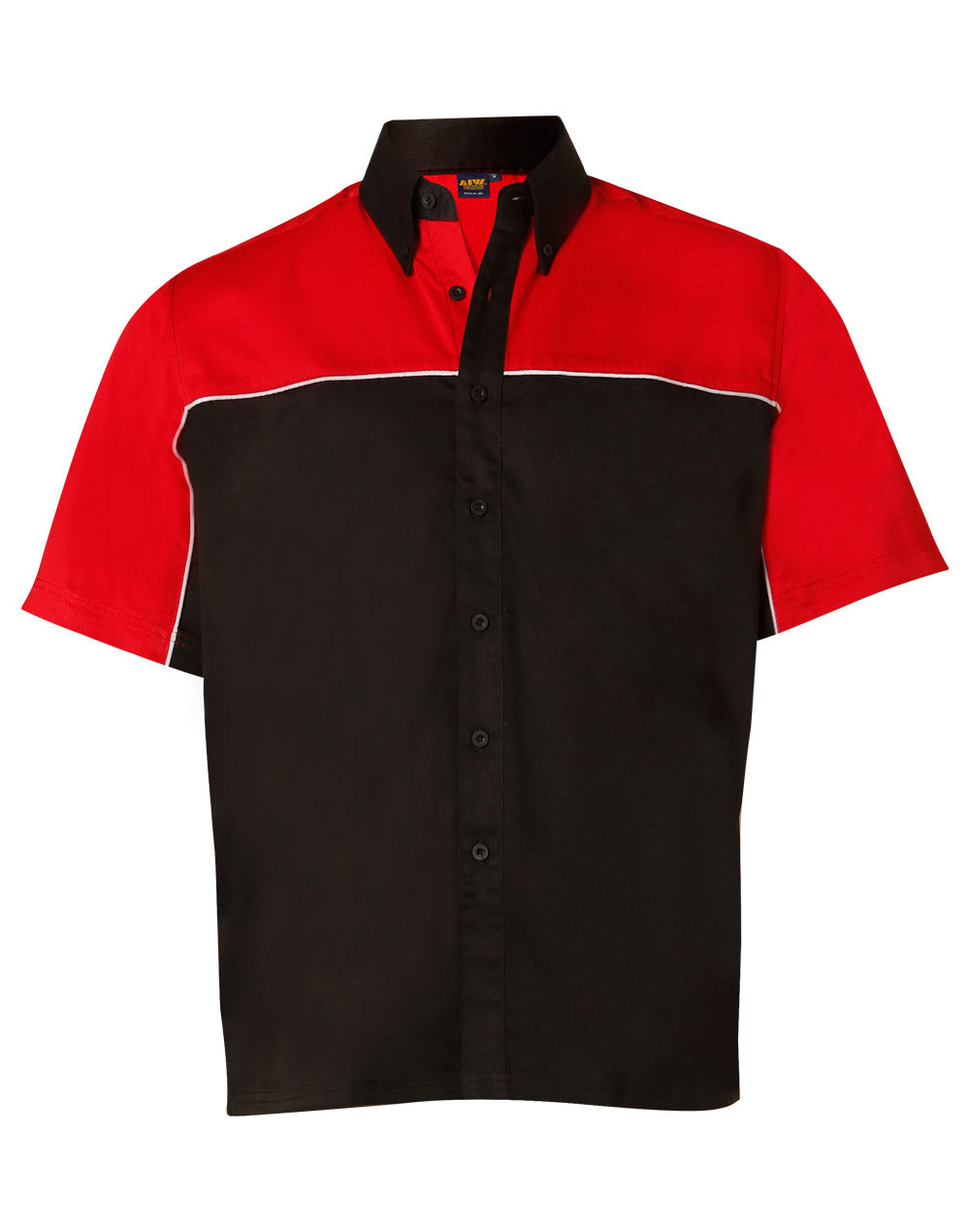 Racer - Red Black.Whitepiping