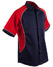 Men'S Arena Tri-Colour Contrast Shirt - Navy White.Red
