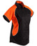 Women'S Arena Tri-Colour Contrast Shirt - Black White.Orange