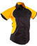 Women'S Arena Tri-Colour Contrast Shirt - Black White.Gold